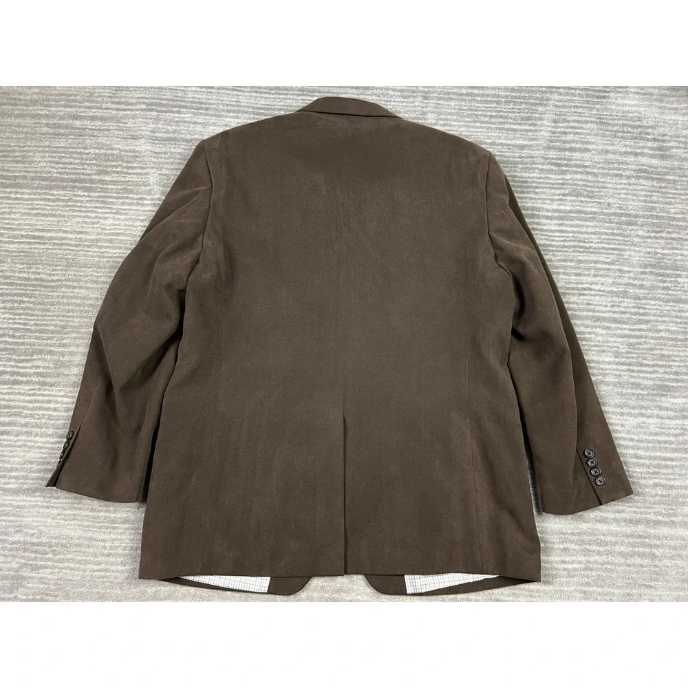 Lauren Ralph Lauren Blazer Womens 44R Brown Polyester 2 Button Front‎